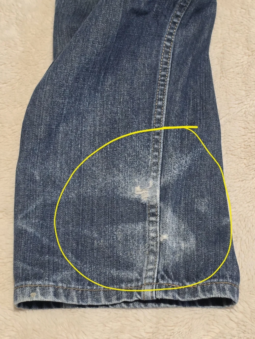 Levi's 505 Men's Blue Straight-Leg Jeans Size 34X30